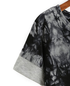 Camiseta Tie-Dye para Hombre al por Mayor, 100% Algodón, Sublimación, Logotipo Personalizado, OEM - Product Image 2