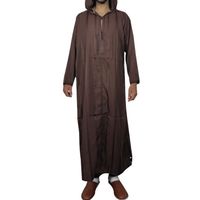 Djellaba marocaine rayée pour homme, à capuche et manches longues, robe arabe musulmane, plusieurs couleurs, tissu élégant tissé, Gandoura de Dubaï