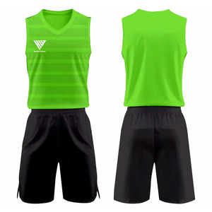 Uniformes de Voleibol Deportivos con Servicio OEM y MOQ Bajo para Hombre y Uniforme de Voleibol sin Mangas con Logotipo Personalizado Impreso - Product Image 1