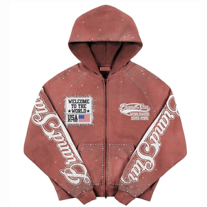 Custom Bling Rhinestone Hoodies Unisex Streetwear Crystal Sparkle Sudaderas Sudadera con capucha al por mayor para los hombres y las mujeres - Product Image 6