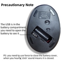 Manufacturer's Third Generation Vertical Wireless Mouse Ergonomic Gaming Mouse Optical Tracking LED Backlit Wireless Charging