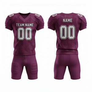 Uniforme de Fútbol Americano Personalizado para Hombres, Jóvenes y Adultos, Ropa Deportiva de Equipo Personalizada, Incluye Jersey, Pantalones y Tallas Grandes - Product Image 1