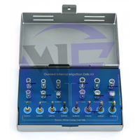 Kit de forets guidés pour implants dentaires avec stoppeur et irrigation interne, en acier inoxydable de haute qualité, manuel, certifié CE, Wenquar