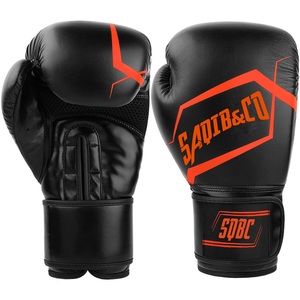 Gants de sparring professionnels à crochet et boucle, fabriqués à la main avec des gants en cuir artificiel de super qualité - Product Image 3
