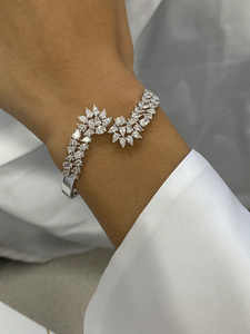 Style Unique Poire IGI Certifié VVS Lab Grown Diamant 14k Bracelet En Or Massif Bijoux De Mode De Luxe Haut De Gamme Pour Les Femmes Cadeaux - Product Image 3