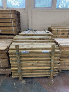 Piquets en bois piquet en bambou naturel clôture de jardin décoratif écologique bois dur rond piquets de jardin en bois à vendre - Product Image 2