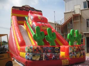 Toboggan gonflable en PVC sur le thème des voitures pour enfants, amusement en plein air à l'école, au centre commercial ou à usage commercial - Fabriqué en Chine - Product Image 5