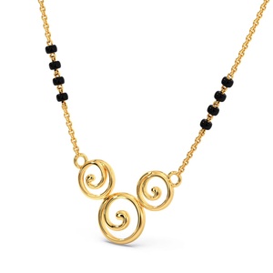 Colgante de oro de 14 quilates con diseño minimalista Indo-Western Mangal Sutra para uso diario, collar con forma de mariposa de acero inoxidable, cadenas para mujer - Product Image 2