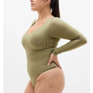 Body Elástico para Mujer, Estilo Moderno, Ajustado, de Algodón y Spandex, Suave, Transpirable, de Secado Rápido, para Invierno - Product Image 6