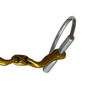 Verbindend Hunter D snaffle bit ปากเป่าทองแดง16mm ทำจากสเตนเลสสตีลอุปกรณ์ฝึกขี่ม้า - Product Image 6