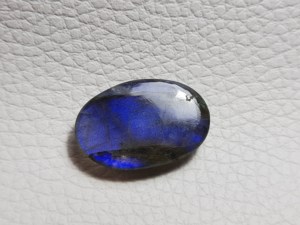 Véritable Cabochon Labradorite Bleue Brillante Belle Pierre Labradorite Flashy Lisse Polie et Fond Plat Pierre Labradorite Gemme - Product Image 4