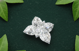 เพชรแล็บคัตติ้งทรงผีเสื้อ ขนาด 1 กะรัต 2 กะรัต 3 กะรัต 4 กะรัต 5 กะรัต สี EF ความสะอาด VVS VS ผลิตตามสั่งจากโรงงาน HPHTCVD - Product Image 4