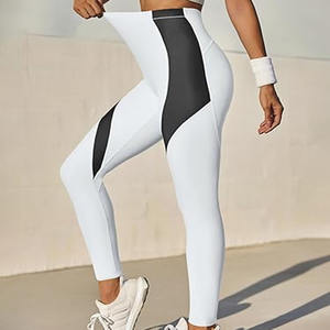 Leggings 100% coton pour femmes, vêtements actifs, pantalons de yoga en coton biologique, leggings de yoga durables pour femmes téléchargés par Dress Sports - Product Image 4