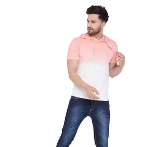 Camiseta con capucha de estilo activo con material transpirable y camiseta con capucha de palangre holgada con camisetas con capucha para hombre - Product Image 1