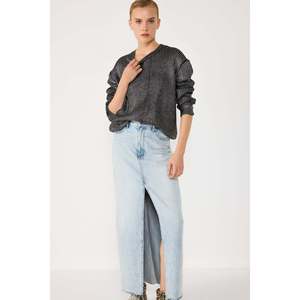 Pull en tricot acrylique à col rond, manches longues, coupe décontractée et décontractée - Product Image 3