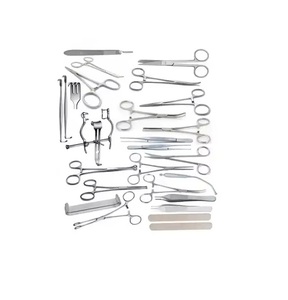 Juego de Instrumentos Quirúrgicos Básicos para Laparotomía Infantil, Manual, de Acero Inoxidable - Product Image 2