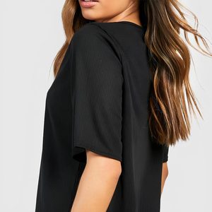 Conjunto de 2 piezas para mujer de verano al por mayor 100% algodón Top y pantalones cortos traje informal con logotipo personalizado - Product Image 4