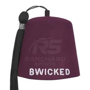 Chapeau Fez maçonnique de style cérémonial, chapeau Fez maçonnique OEM, chapeau Fez traditionnel Shriner, chapeau Fez pour homme, couvre-chef maçonnique brodé - Product Image 2