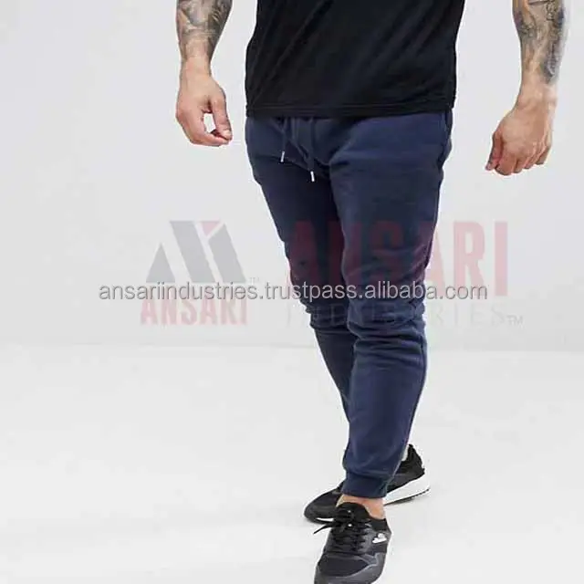 skinny jogger solid navy blue trouser Fashion Streetwear Men Trousers & Pants front Pockets Cargo Mens Track Pants Joggers Pants