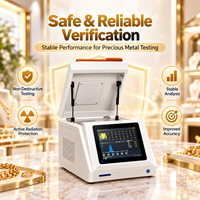 Analyseur de métaux précieux de bureau pour l'or, l'argent, le platine et les bijoux avec analyse de composition XRF et contrôle tactile