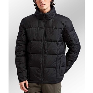 Veste matelassée pour homme 100% coton, écologique, imperméable, coupe-vent, avec capuche, logo sur le devant, hiver BD - Product Image 2