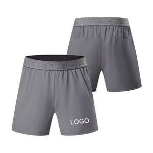 Pantalones Cortos Deportivos Casuales para Hombre, Cómodos, Elegantes, de Cintura Media, Transpirables, de Secado Rápido, Ajuste Relajado y Delgado, Diseño Sólido - Product Image 5