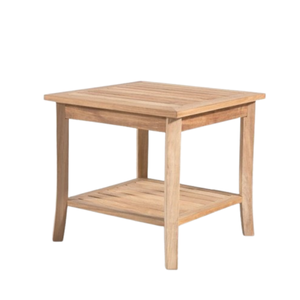 Table basse en bois de teck de style moderne de luxe pour le mobilier de jardin extérieur dans les hôtels - Product Image 4