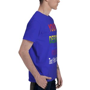 Camiseta reflectante de algodón 100% hecha a medida, camiseta de gran tamaño que brilla en la oscuridad para hombre, Camiseta de punto con luz reflectante para hombre - Product Image 5