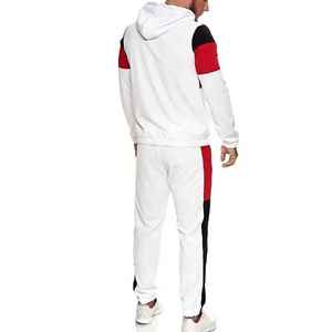 Ensemble de survêtement à capuche zippé pour homme, molleton surdimensionné, décontracté, entraînement physique, jogging, tenue streetwear - Product Image 5