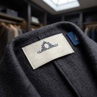 Étiquettes tissées haute densité pour vêtements, étiquettes de vêtements pour l'étiquetage des vêtements, logo personnalisé lavable