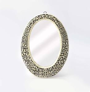 Handmade Super Quality Modern Style Hand Finished <b>Wall</b> Decorative Bone Inlay <b>Mirror</b> Frame Indian Supplier Dressing <b>Mirror</b> - Product Image 3