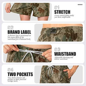 Pantalones Deportivos de Compresión Personalizados 2 en 1, Diseño Impreso, Spandex/Poliéster, Cintura Elástica, Color Sólido, para Gimnasio, Entrenamiento, Antibacterianos - Product Image 3