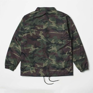 แจ็กเก็ตโค้ชของผู้ชายเสื้อโค้ทสีล้วนสำหรับฤดูใบไม้ผลิ2023ออกแบบโลโก้ได้ตามต้องการ - Product Image 6