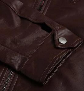 Nouvel arrivage de veste en cuir design à la mode pour hommes Vestes en cuir PU Veste en cuir de vachette de qualité supérieure - Product Image 2