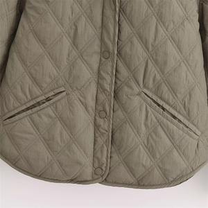 แจ็กเก็ตลำลองสำหรับผู้หญิงคอกลมทรงหลวมแขนยาวมีฮู้ดสำหรับผู้หญิงมาใหม่สำหรับฤดูหนาว - Product Image 4