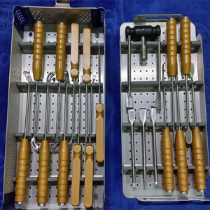Juego de instrumentos quirúrgicos de acero inoxidable de alta calidad PLIF y TLIF 2025 para cirugía espinal posterior lumbar - Product Image 1