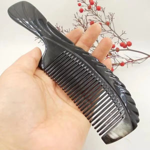 หวีเขาจามรีพับได้สำหรับ Amazon 100% หวีเคราเทคนิคขัดเงา - Product Image 1