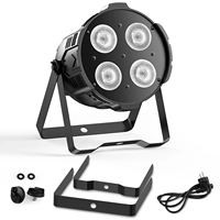 Cob par light 4 Big Eye 200w Dmx512 Audience COB LED Blinder Face Light Pour Partie lumières mariage stagemx contrôleur