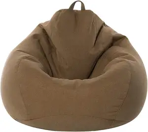 Sitzsack Sofa Stühle Bezug, Classic Lazy Lounger Sitzsack Aufbewahrung stuhl für Erwachsene und Kinder