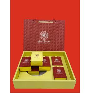 Diseño abierto de solapa de embalaje de pastel de cartón rígido ecológico OEM con impresión offset UV Laminación mate Seguro para alimentos en Vietnam - Product Image 4