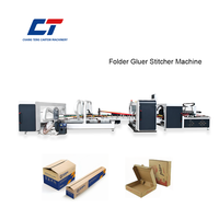 Machine à plier, coller et coudre automatique 2-en-1 CHENGTENG pour boîtes en carton ondulé