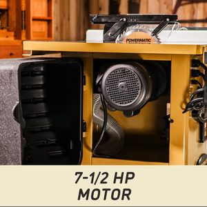 Sierra de mesa de 14 pulgadas con capacidad de corte longitudinal de 50 pulgadas, 7-1/2 HP, 230/460V, trifásica, para la categoría de productos de hojas de sierra - Product Image 5
