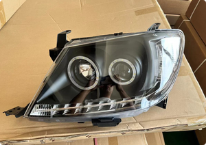 Faro Delantero con Proyector LED y DRL para Camioneta Auto para Hilux <span class=keywords><strong>Vigo</strong></span> 2005-2011 2005 2006 2007 2008 2009 2010 2011 - Product Image 2