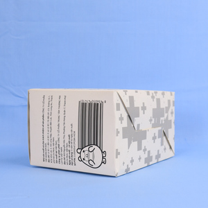 กล่องใส่หน้ากากกระดาษงาช้างแบบกำหนดเองสำหรับผลิตภัณฑ์ทางการแพทย์การดูแลส่วนบุคคลพิมพ์ลายเคลือบด้านโลโก้ตามสั่ง - Product Image 2