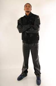 Chaqueta universitaria de alta calidad para hombre, chaqueta de béisbol con letras de retazos, parches bordados, chaquetas universitarias de bombardero para hombre - Product Image 3