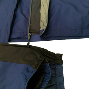 Chaqueta con cremallera de 2 piezas de nuevo diseño 2025 y Pantalón elástico, chándal cortavientos de gran tamaño con diseño de sublimación de nailon 100% - Product Image 5