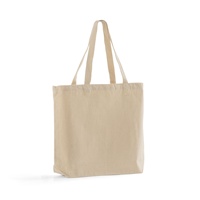 Sac fourre-tout en coton tendance toute la journée, tissu écologique, grande capacité, longues poignées en toile de coton, personnalisation complète, broderie
