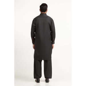 Costume à simple boutonnage SK-PSD-S25-034 coupe classique, longueur longue - Product Image 6