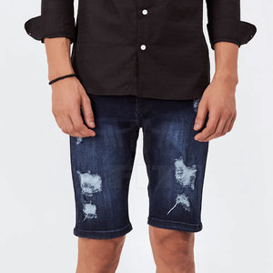 Plus Size Hommes Distressed Shorts Easy Wear Hommes Distressed Shorts Prix bon marché 2024 Hommes Distressed Shorts - Product Image 3