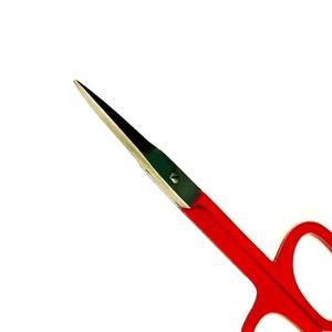 Eco-Friendly Premium Manicure Scissors Cuticle Arrow Point <b>Sand</b> Finish with Adjustable Screw for Nail Care and Pedicure Tools - Product Image 6